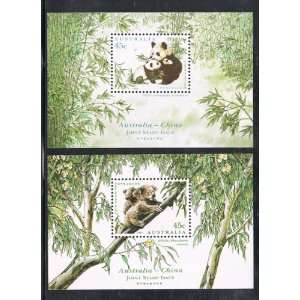  Giant Panda Joint Issue  China and Australia Stamp S/S 