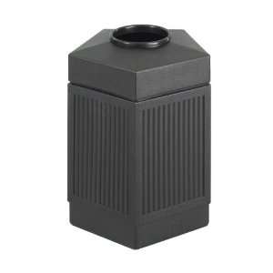  Pentagon Waste Recept,45 Gal,Open Top,24 quot;x23 quot;x31 