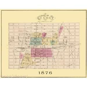 GILROY CALIFORNIA (CA) LANDOWNER MAP MAKER UNKNOWN 1876 