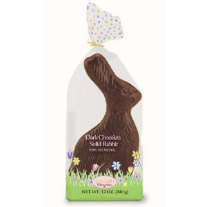 Solid Dark Chocolate Rabbit 12 oz. 1 Count  Grocery 