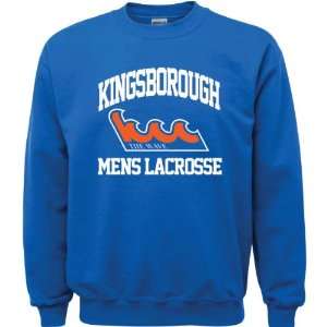  Kingsborough Community College Wave Royal Blue Youth Mens Lacrosse 