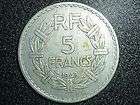 1949 france,french 5,5f,five franc  