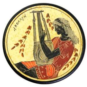  Apollo Playing Lyre Mini Greek Plate