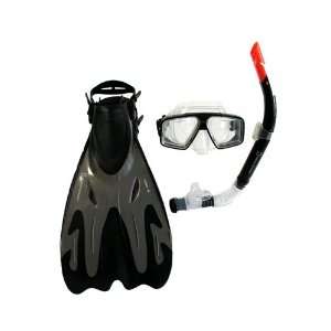  National Geographic Snorkeler Tunny Mask Snorkel Fins Bag 