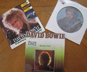 David Bowie LP Lot album picture disc Underground Starting Point 