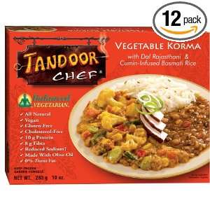 Tandoor Chef Vegetable Korma with Dal Rajastani and Cumin Infused 