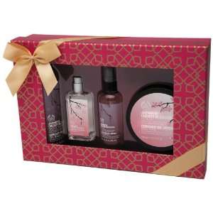 The Body Shop Japanese Cherry Blossom Shower, Soften and Spritz Gift 