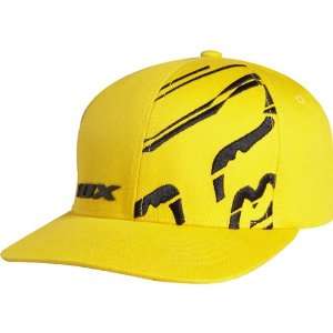 Fox Racing Wide Load Mens Flexfit Sportswear Hat/Cap   Yellow / Large 