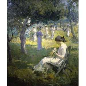  Garden Party Mary Bradish Titcomb. 12.25 inches by 14.00 