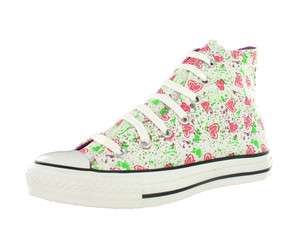 CONVERSE CHUCK TAYLOR ALL STAR PAINT HI WOMENS SHOES WHITE/PINK/LIME 