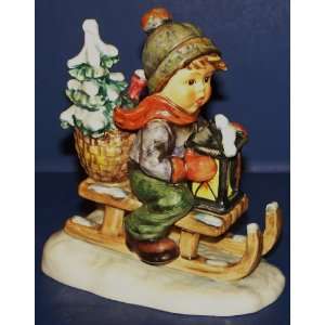  Hummel Goebel #396 Ride Into Christmas Figurine 