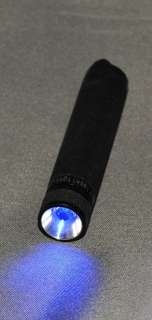 Arc AAA Flashlight Black with Royal Blue LED  