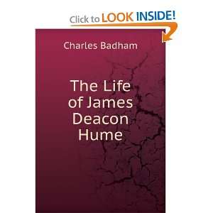   Deacon Hume, Secretary of the Board of Trade Charles Badham Books