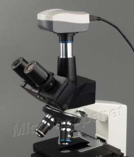 Compound Trinocular 40x 1600x Microscope+5MP USB Camera  