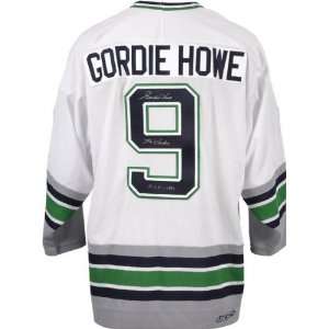  Gordie Howe Autographed Jersey  Details Hartford Whalers 