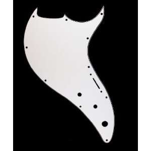   Ply Guitar Pickguard For Line 6 Variax 600   WHITE 