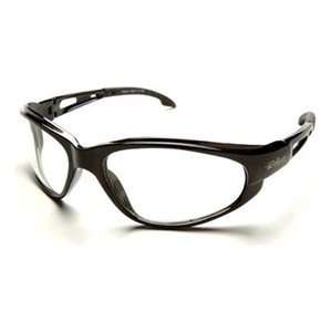   Safety Eyewear Glasses 6/pk Dakura   Black / Clear Vapor Shield Lens