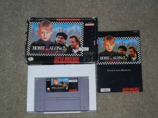 HOME ALONE 2 SNES SUPER NINTENDO COMPLETE  