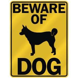 BEWARE OF  NORWEGIAN LUNDEHUND  PARKING SIGN DOG