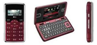LG enV2 Maroon Cell Phone (Verizon) Qwerty Keyboard 652810813822 