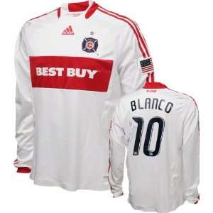  CuauhtÃ©moc Blanco Autographed Game Used Jersey Chicago Fire 
