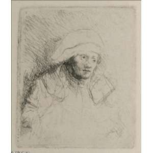   Rembrandt van Rijn   24 x 28 inches   Rembrandts Wife   Dying Home