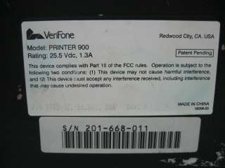 VeriFone 900 POS Receipt Printer  