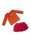 Gymboree 3t 3 Dress NWT Social Butterfly orange skirt top curly clips 