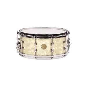  Gretsch New Classic 5.5x14 Wd Snare Drum   Ivory Pearl 