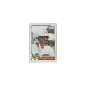  1981 Topps #482   Bob Griese Sports Collectibles