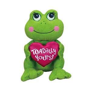   Plush Frog for Valentines Day   Im Toadally Yours Toys & Games