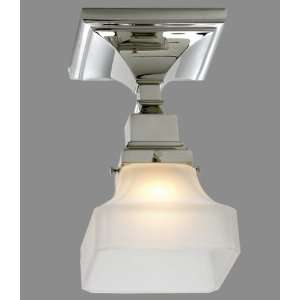  Norwell Lighting 8121F CH PY Chrome with Pyramid Glass 