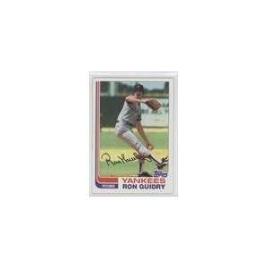  1982 Topps #9   Ron Guidry Sports Collectibles
