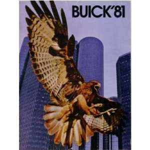 1981 BUICK Sales Brochure Literature Book Piece 