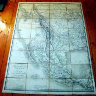   Rare Antique Map of Texas Mexico California, Arrowsmith Texas  
