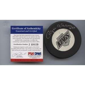  Autographed Rogie Vachon Puck   PSA DNA   Autographed NHL 