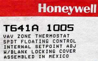 Honeywell T641A1005 VAV Zone Thermostat SPDT Floating  