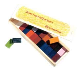  Stockmar Wax Blocks   24 colors in a wooden case Toys 