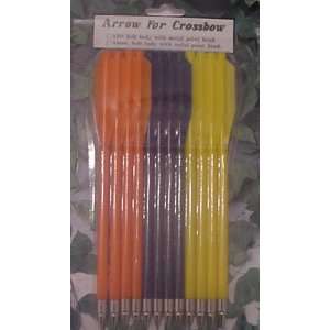  Pack of 12 Arrows for 50 Lb. Crossbow 
