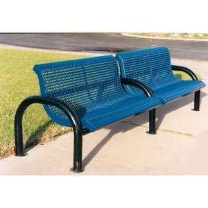 Webcoat Modern Style 4Ft Bench with Contoured Back and Arms, 3/4 #9 