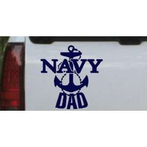 Navy 14in X 14.0in    Navy Dad Military Car Window Wall Laptop Decal 