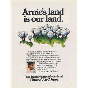  1973 Arnold Palmer United Airlines Golf Pro Arnies Land 