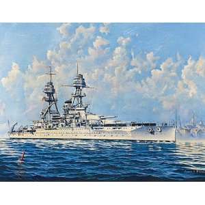  Uss Oklahoma by James Flood. Size 24 inches width by 20 