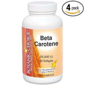  Botanic Choice Beta Carotene (Pack of 4) Health 