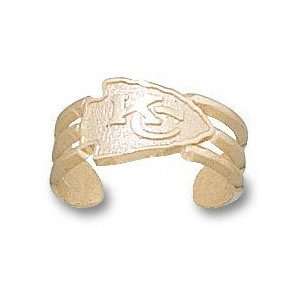 Kansas City Chiefs 14K Gold Arrowhead Logo Toe Ring  