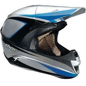  Thor Motocross Force Composite Helmet   X Small/Black/Blue 