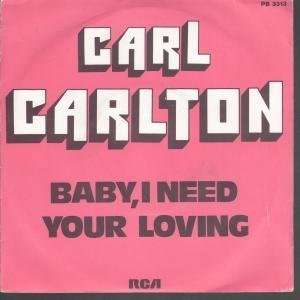   YOUR LOVING 7 INCH (7 VINYL 45) FRENCH RCA 1982 CARL CARLTON Music