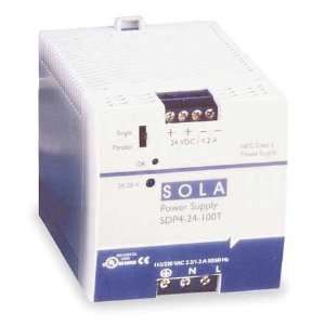 SOLA/HEVI DUTY SDP4 24 100LT Power Supply,Din Rail,24 