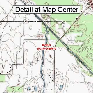 USGS Topographic Quadrangle Map   Melber, Kentucky (Folded/Waterproof)