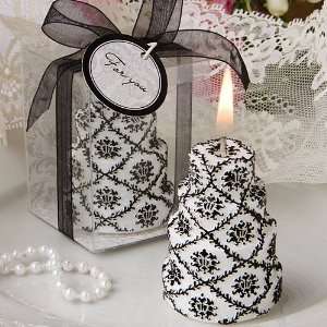  Darling Damask Design Cake Candles F9454 Quantity of 192 